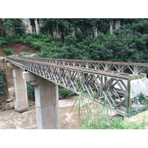 贵州六盘水-贝雷桥安装案例展